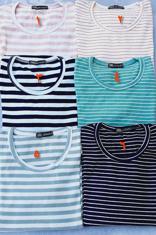 تیشرت زنانه راه راه