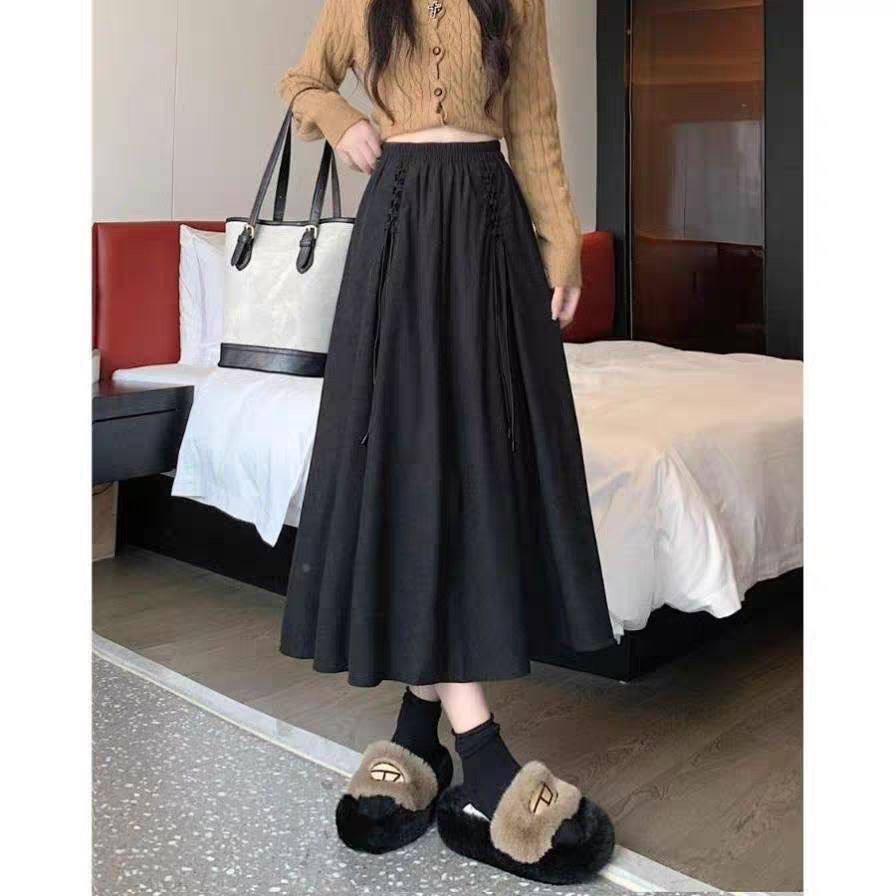 دامن مخمل کبریتی وارداتی در رنگبندی ۲۹۶۵