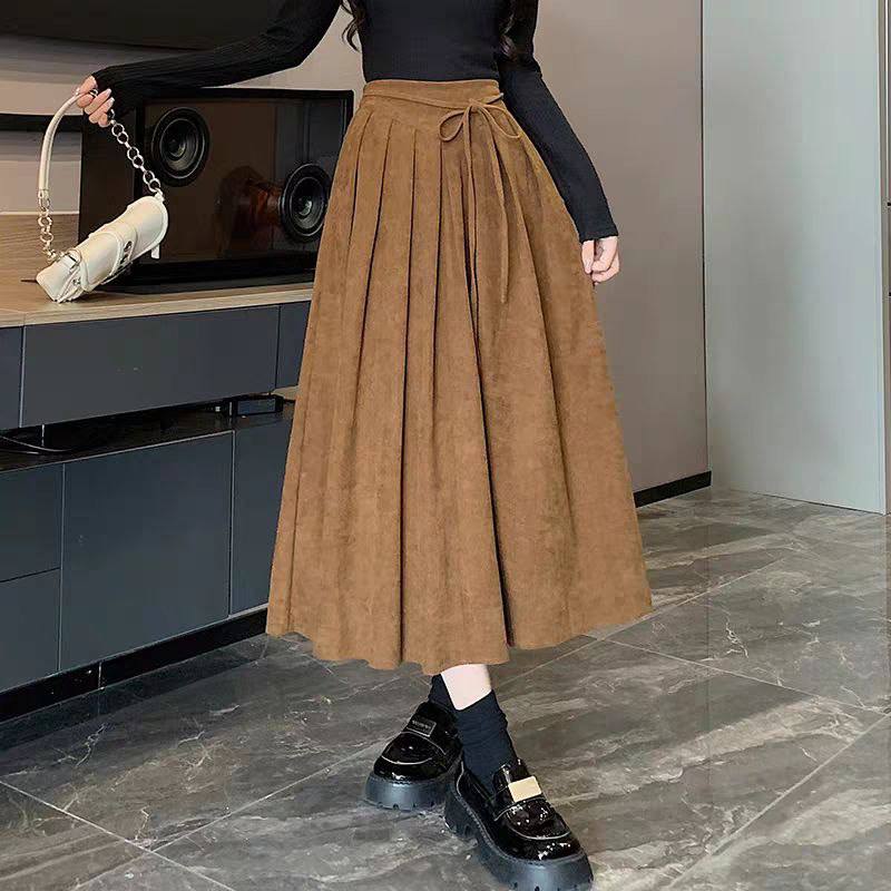 دامن مخمل کبریتی وارداتی در سه رنگ ۲۹۶۶