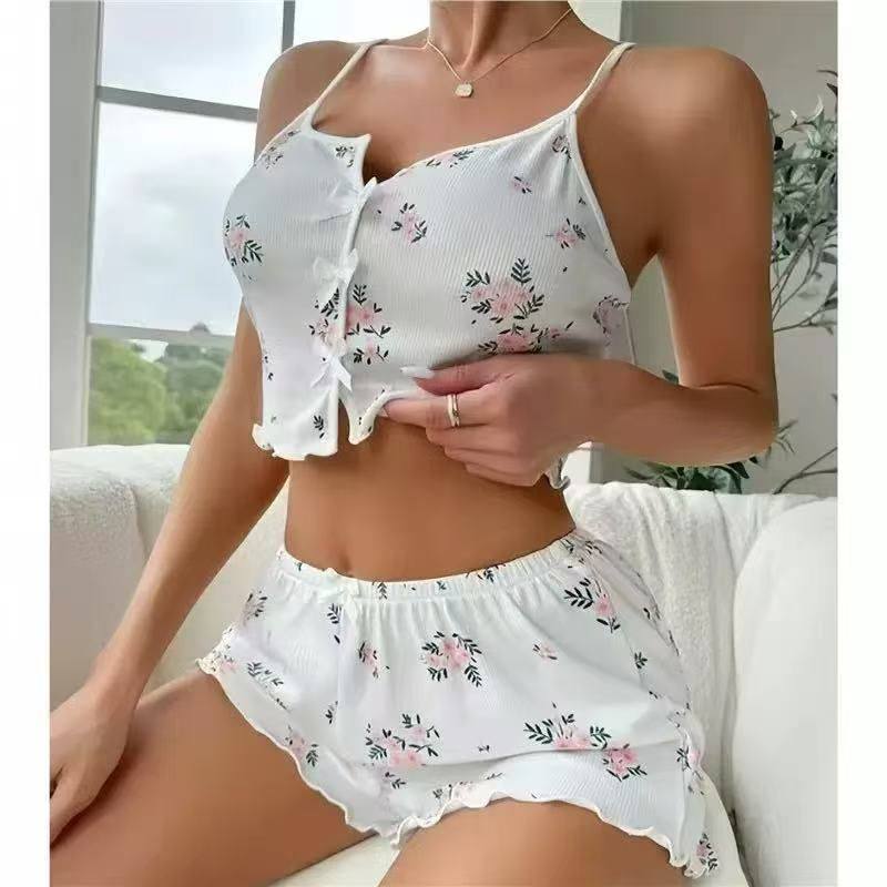 ست کراپ وشورتک کبریتی وارداتی در هفت طرح ورنگ ۲۹۸۷