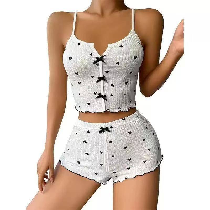 ست کراپ وشورتک کبریتی وارداتی در هفت طرح ورنگ ۲۹۸۷