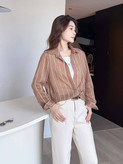 شومیز کراپی راه راه کد ۳۰۲۰