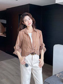 شومیز کراپی راه راه کد ۳۰۲۰