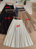 دامن پلیسه وارداتی شیک (۵ رنگ) ۱۰۰۹