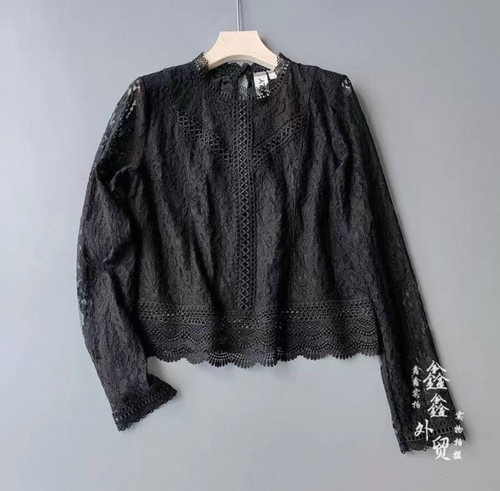 شومیز گیپور وارداتی شیک (تکرنگ) کد۳۰۰۸