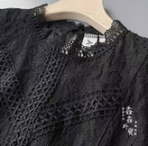 شومیز گیپور وارداتی شیک (تکرنگ) کد۳۰۰۸