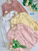 شومیز گلدوزی شده وارداتی در چهار رنگ کد