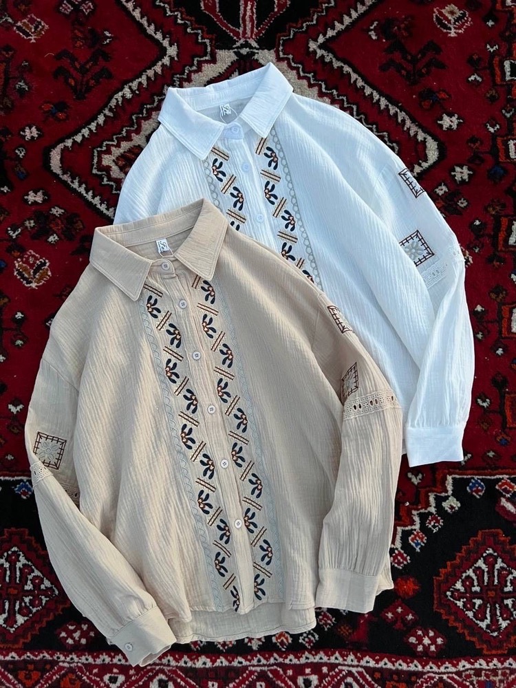 شومیز گلدوزی وارداتی