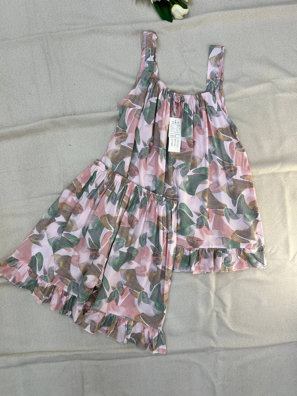 ست تاپ و شورتک سوپر نخ وارداتی زنانه