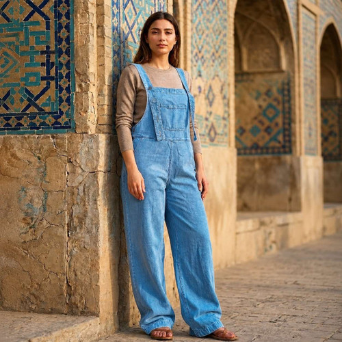 بیلرسوت جین وارداتی تکرنگ
