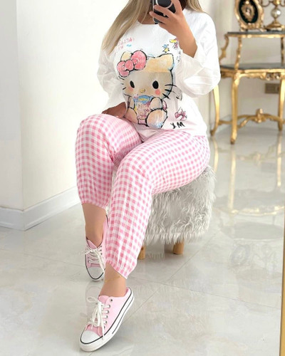 ست خونگی بلوز و شلوار زنانه و دخترانه وارداتی