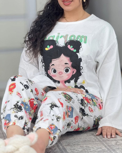 ست خونگی بلوز و شلوار زنانه و دخترانه وارداتی