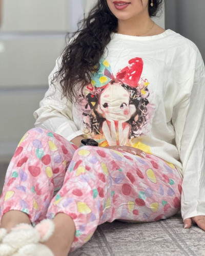 ست خونگی بلوز و شلوار زنانه و دخترانه وارداتی