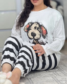 ست خونگی بلوز و شلوار زنانه و دخترانه وارداتی