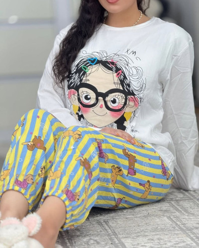 ست خونگی بلوز و شلوار زنانه و دخترانه وارداتی