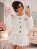 ژاکت بافت جلو باز زنانه وارداتی در چهار رنگ