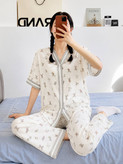 ست دوتیکه بلوز و شلوار خانگی زنانه وارداتی