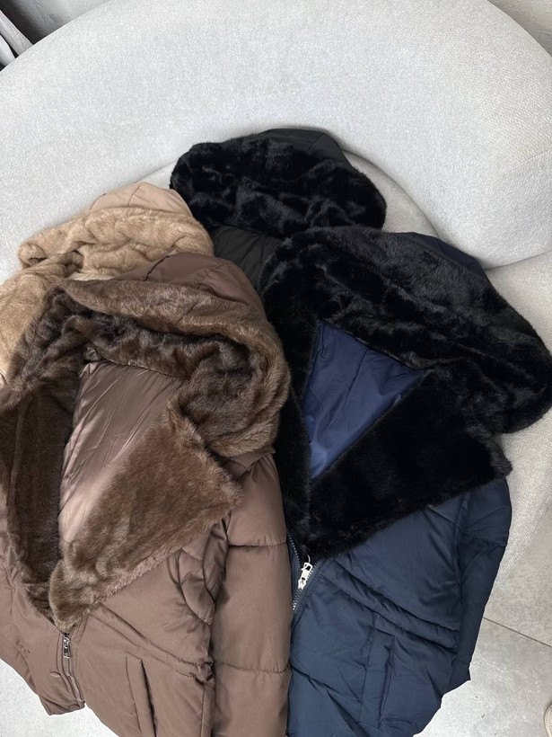کاپشن زنانه پافرشو وارداتی