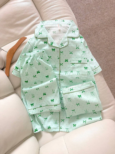 ست سه تیکه زنانه و دخترانه وارداتی (بلوز+شلوار+شورتک)