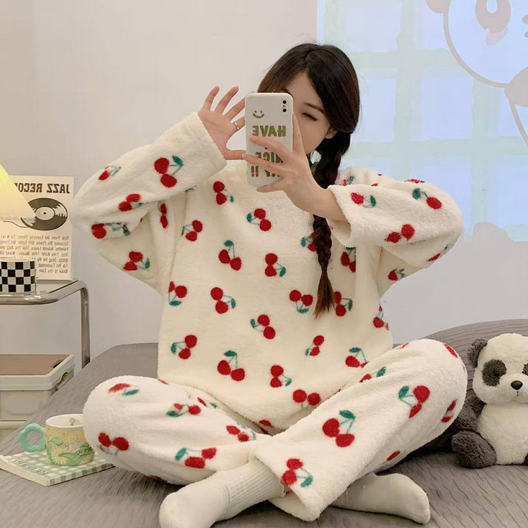 ست بلوز وشلوار حوله ای زنانه ودخترانه