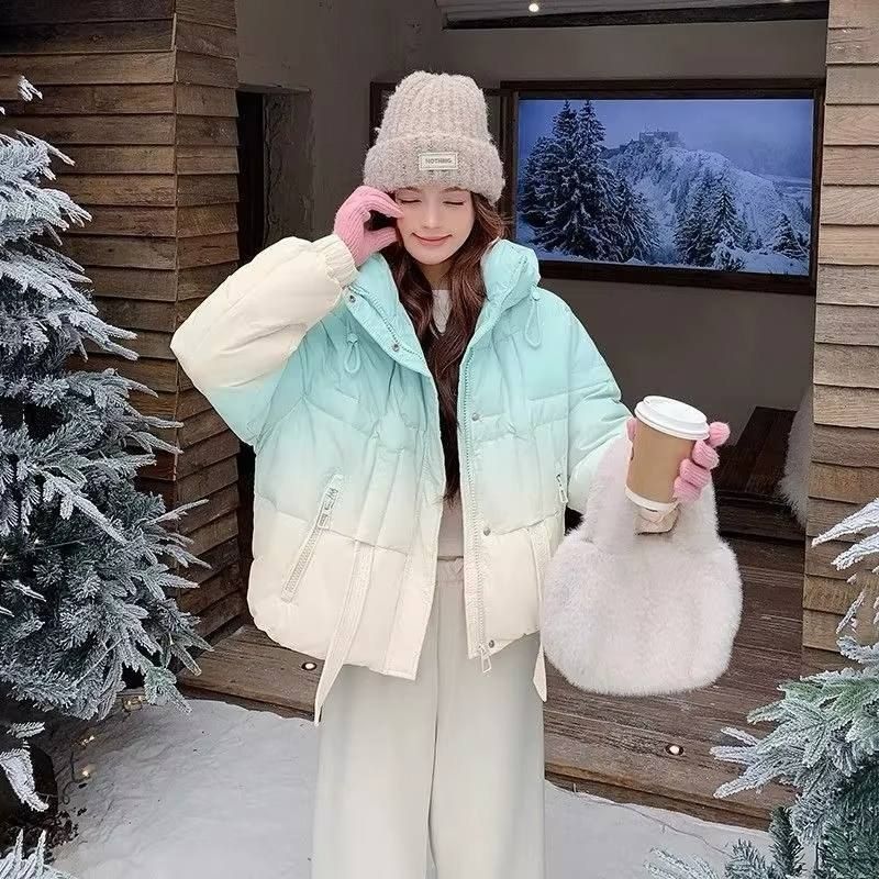 کاپشن آبرنگی زنانه وارداتی در چهار رنگ