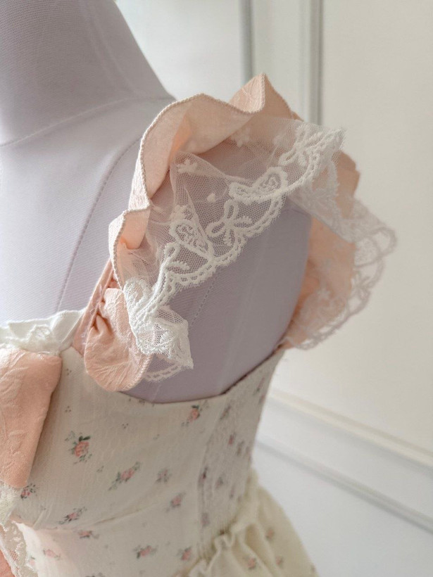 پیراهن عروسکی کوتاه وارداتی