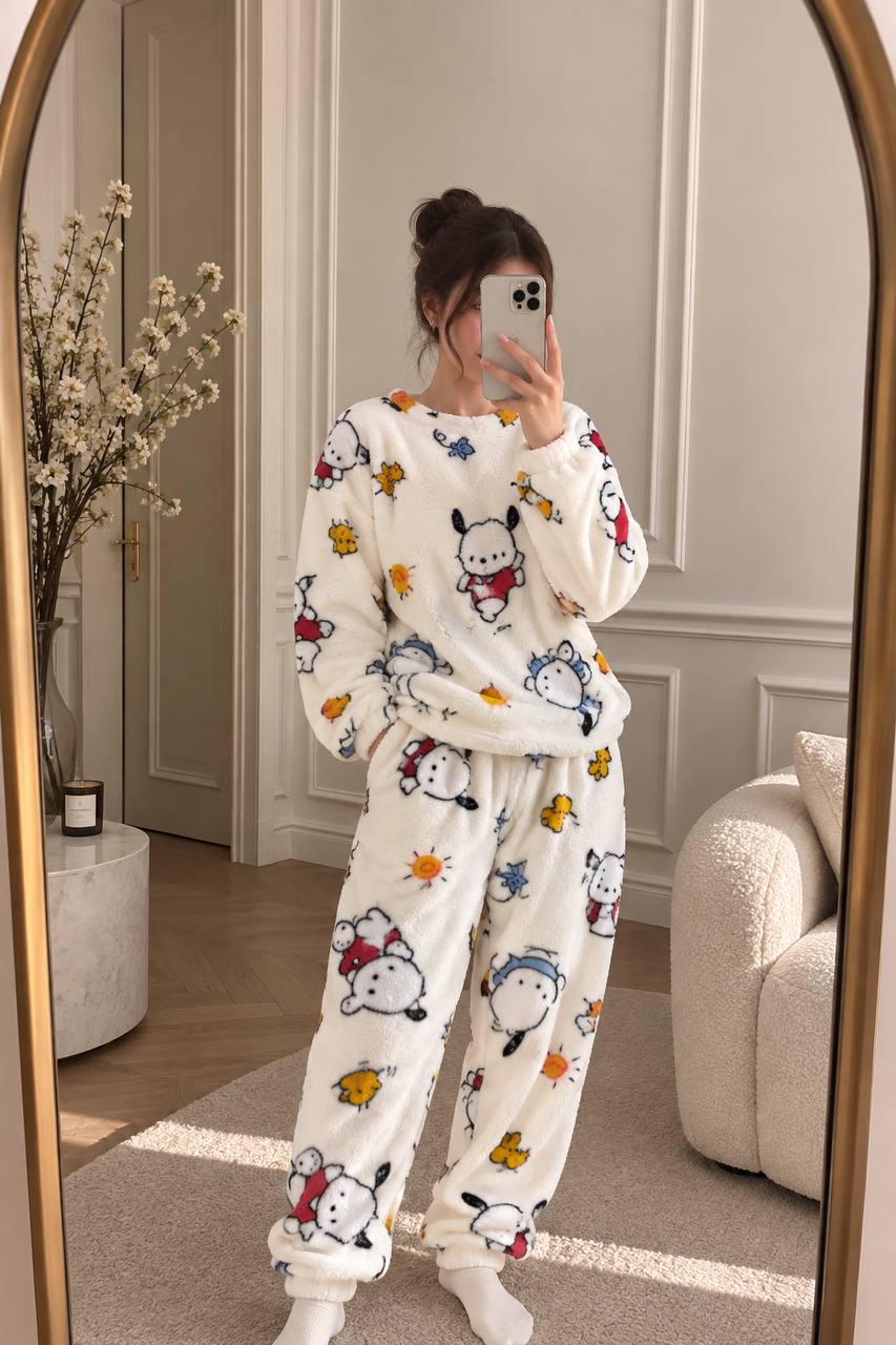 ست بلوز و شلوار تدی وارداتی