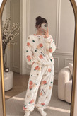 ست حوله ای پاییزه زنانه وارداتی