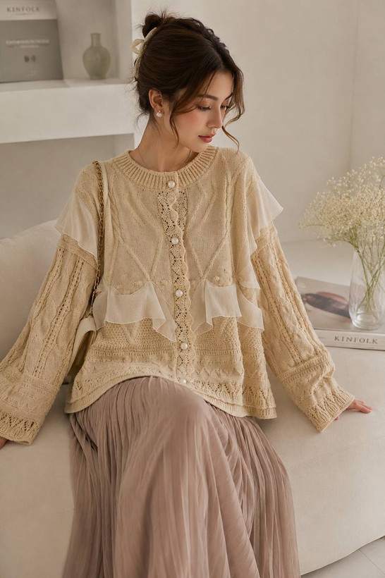 ژاکت بافت کره ای مجلسی ۷۰۱۱۲